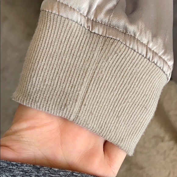 J.O.A. Satin Longline Bomber Jacket - Picture 13 of 16